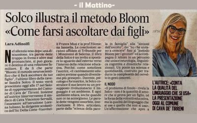 STAMPA – Solco illustra il metodo Bloom – il Mattino